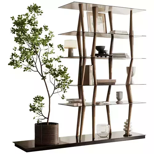  Wooden Shelves Decorative 44 - Casamania Horm SENDAI CRYSTAL