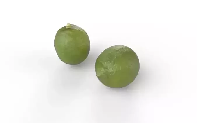 Lemon Green M03 Low-poly 3D model 4