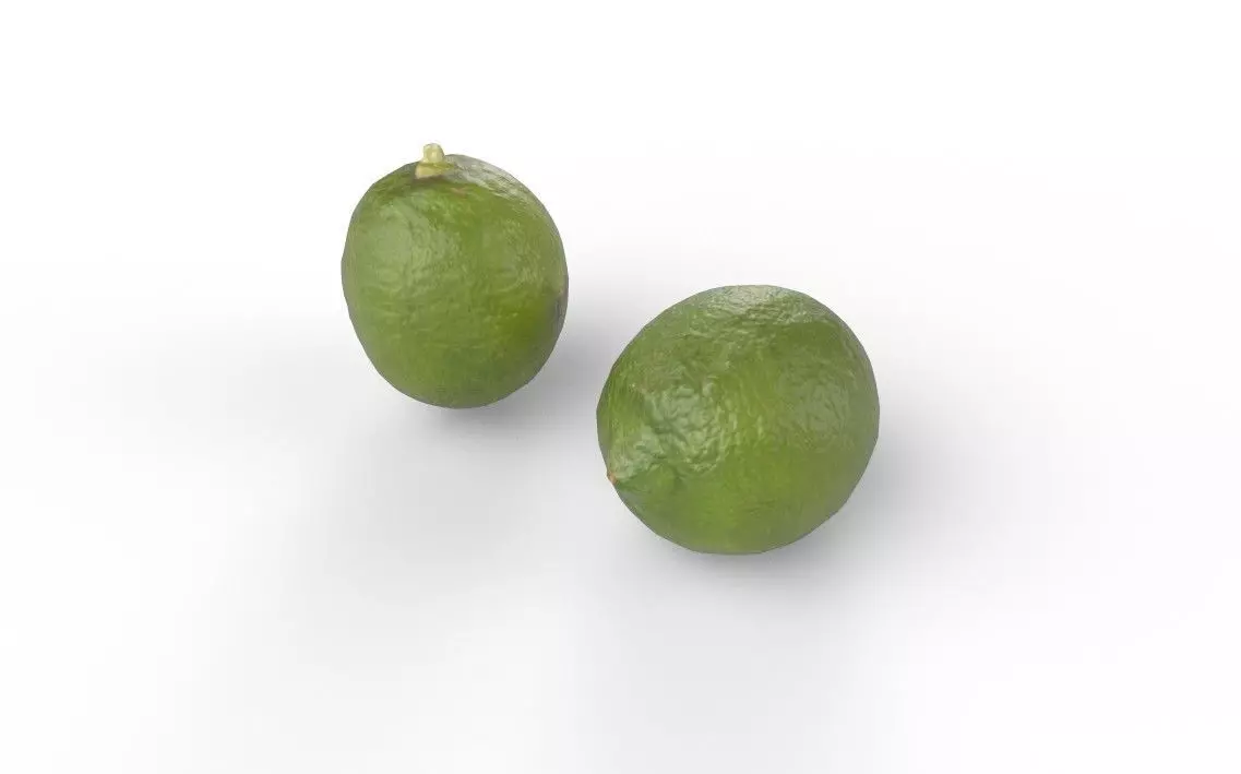 Lemon Green M03 Low-poly 3D model_3