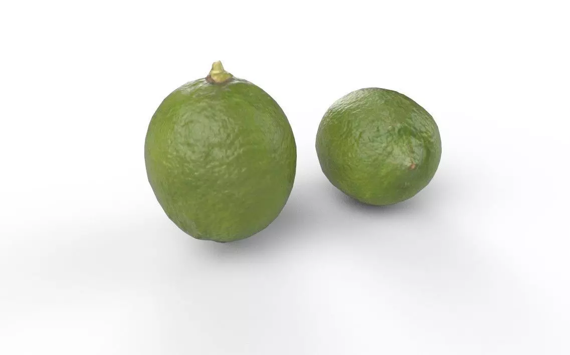 Lemon Green M03 Low-poly 3D model_0