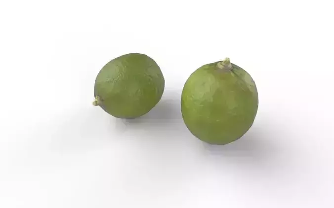 Lemon Green M03 Low-poly 3D model 6