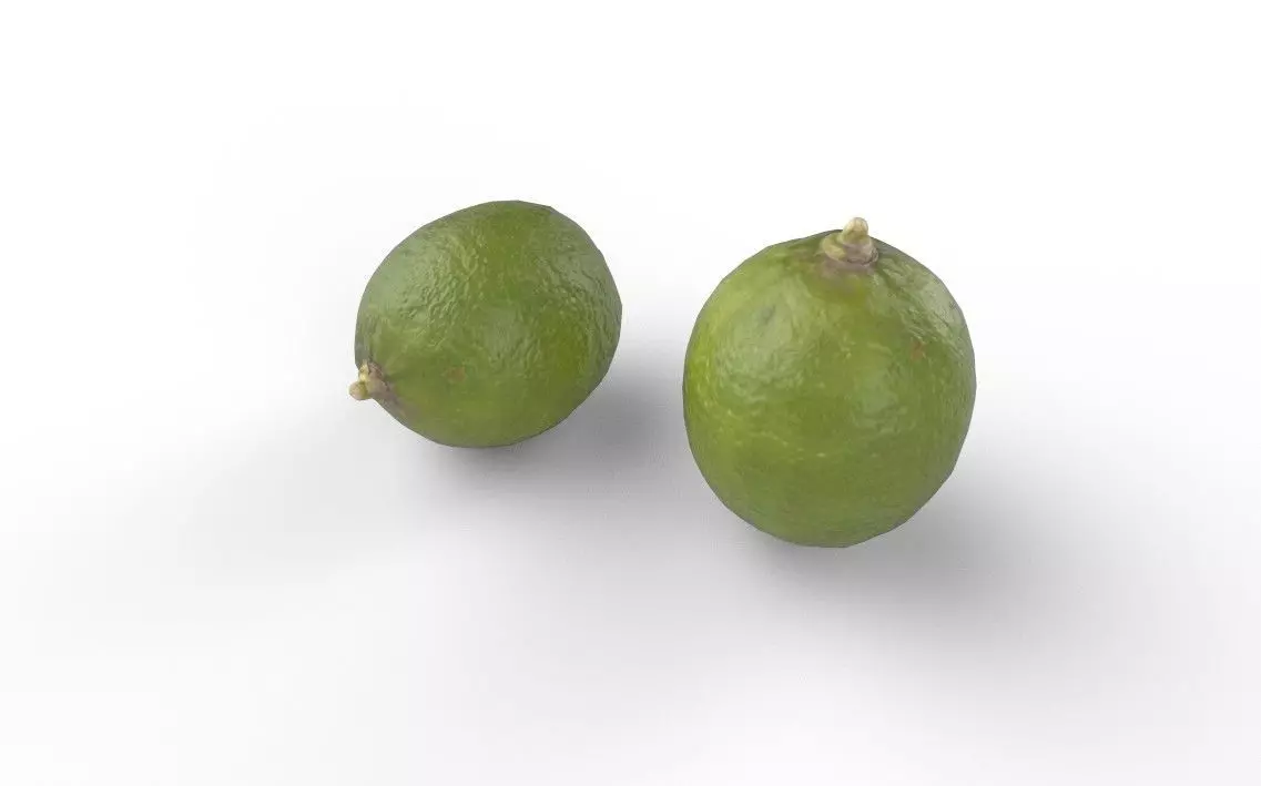 Lemon Green M03 Low-poly 3D model_5