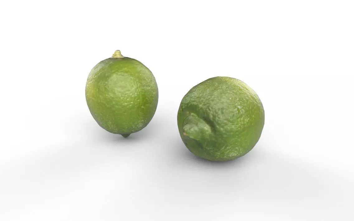 Lemon Green M04 Low-poly 3D model_3