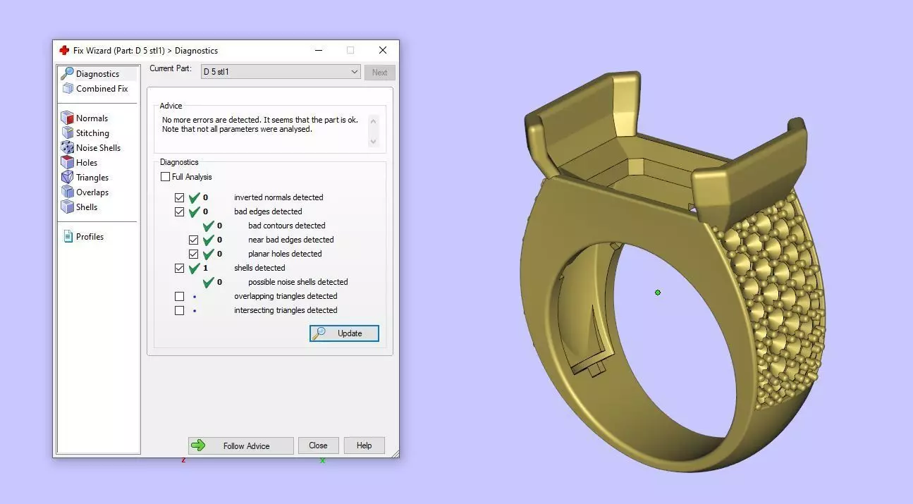 Gold N1553 3D print model_7