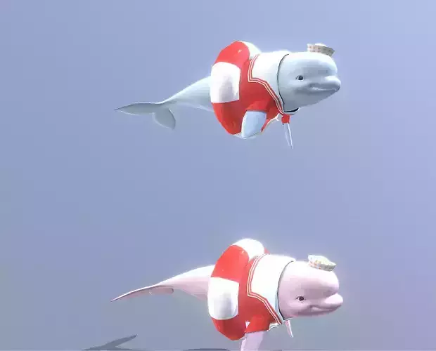 DOLPHIN Smooth Swimming fbx png animated