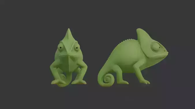 Cameleon 3D scan print
