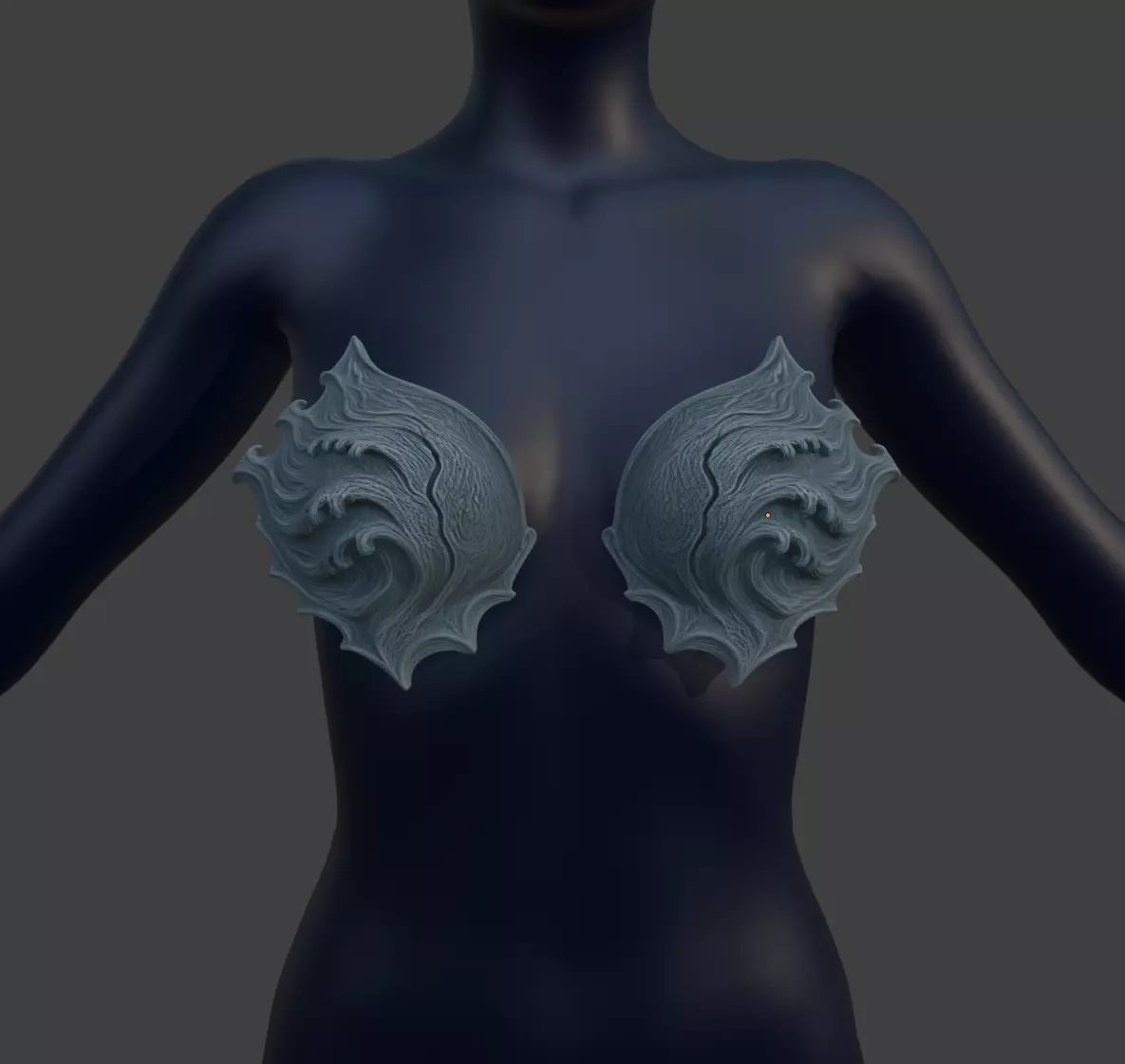 STORMWAVE BRA CUPS 3D print model_0