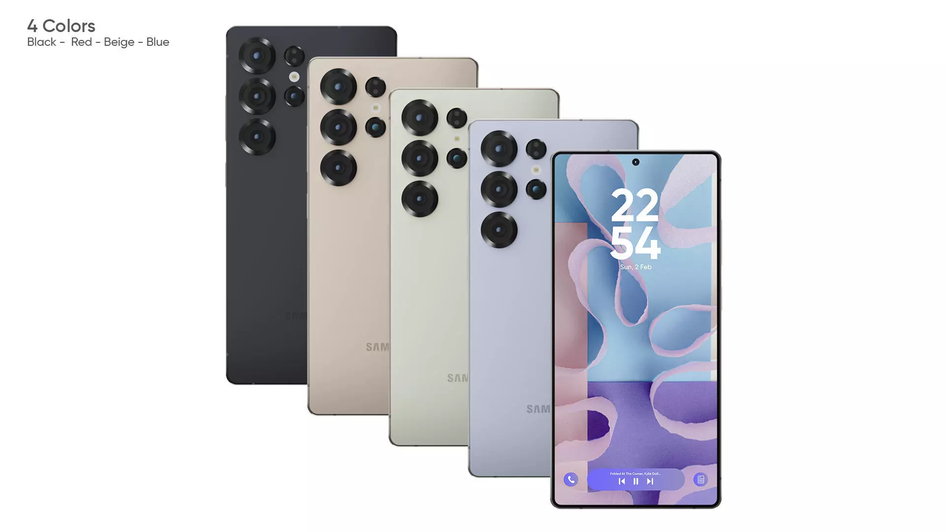  Galaxy S25 Ultra 3D Model for Element 3D And Cinema 4D  3D model_2