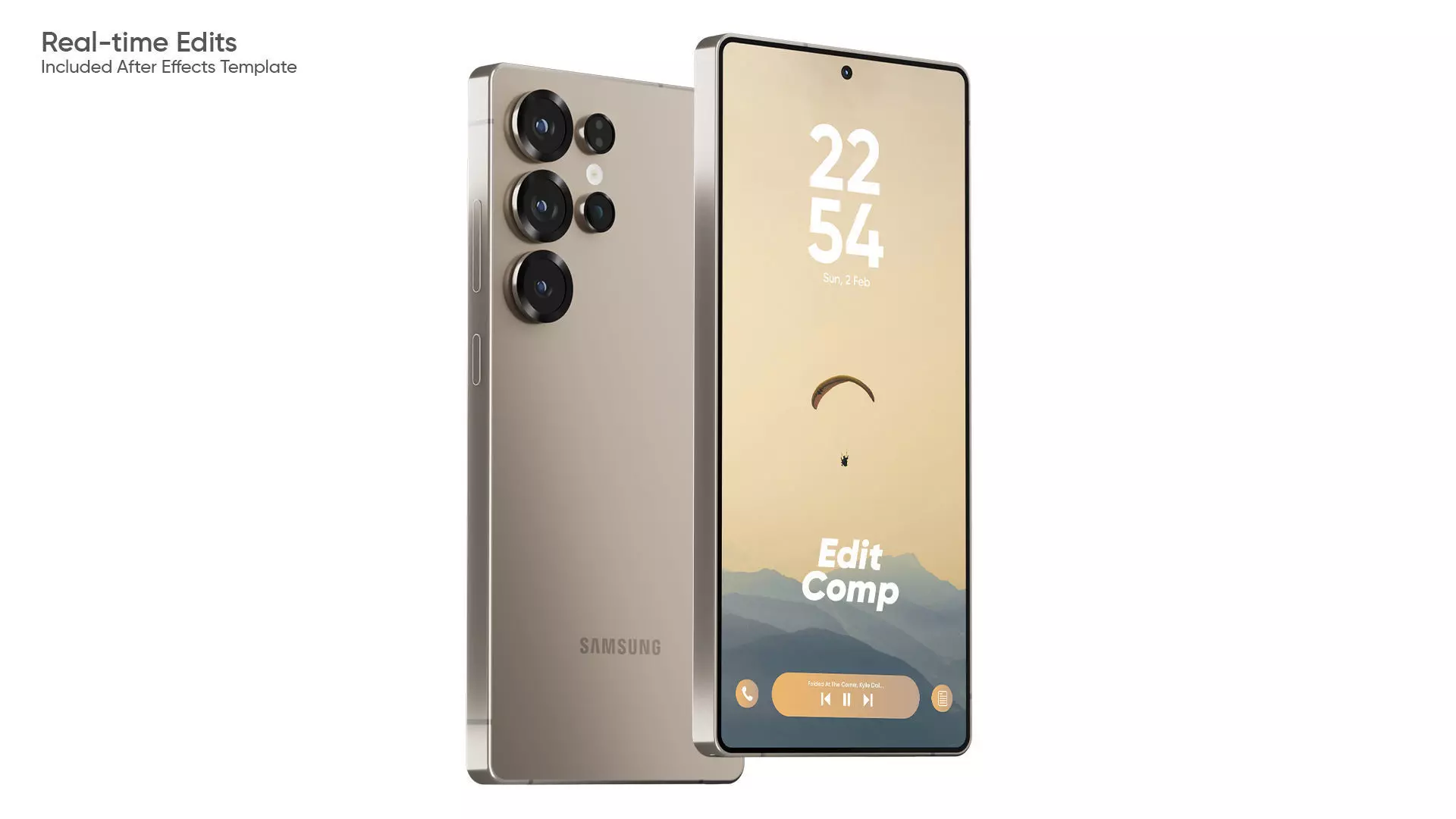  Galaxy S25 Ultra 3D Model for Element 3D And Cinema 4D  3D model_1