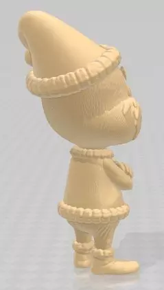 Funko - Grinch Printable Doll 3D print model_3