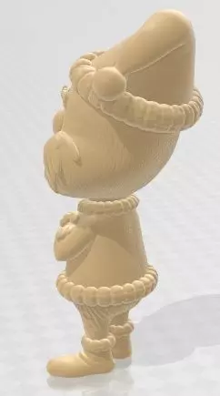 Funko - Grinch Printable Doll 3D print model_4
