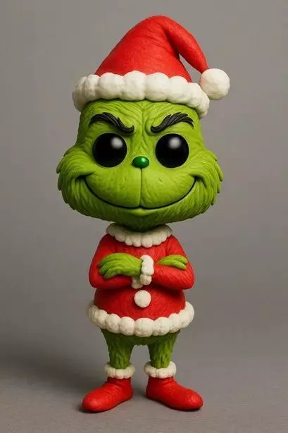 Funko - Grinch Printable Doll 3D print model_0