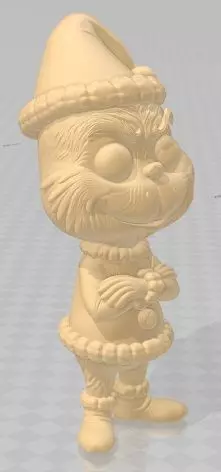 Funko - Grinch Printable Doll 3D print model_2