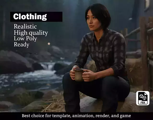 Cowboy Style Outfit - Clothing Set