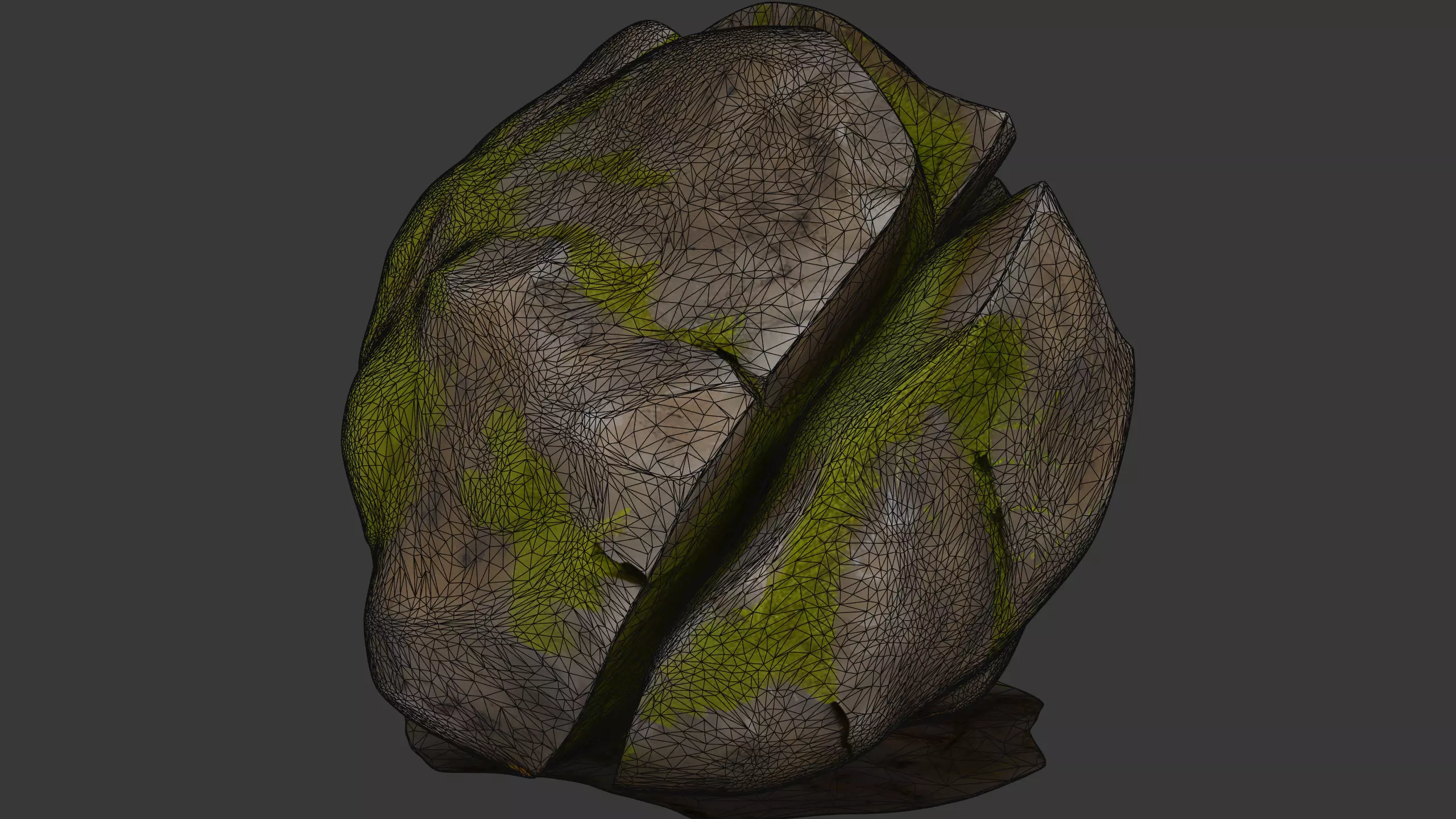 Mossy Rock Pack Vol 4 6 Realistic Forest Rocks and Stones Low-poly 3D model_26