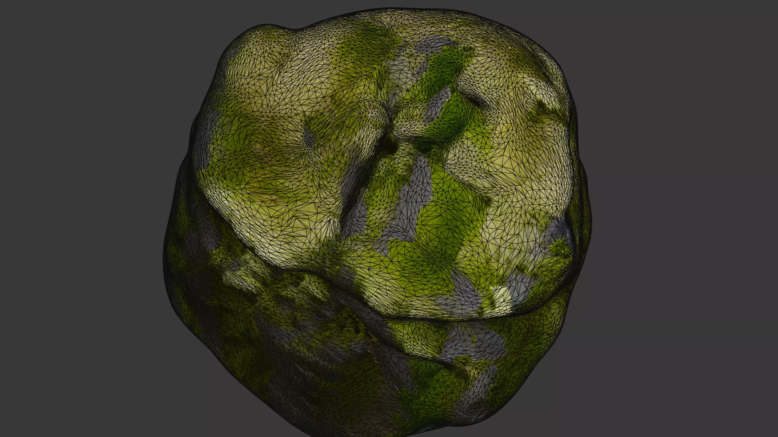 Mossy Rock Pack Vol 4 6 Realistic Forest Rocks and Stones Low-poly 3D model_12
