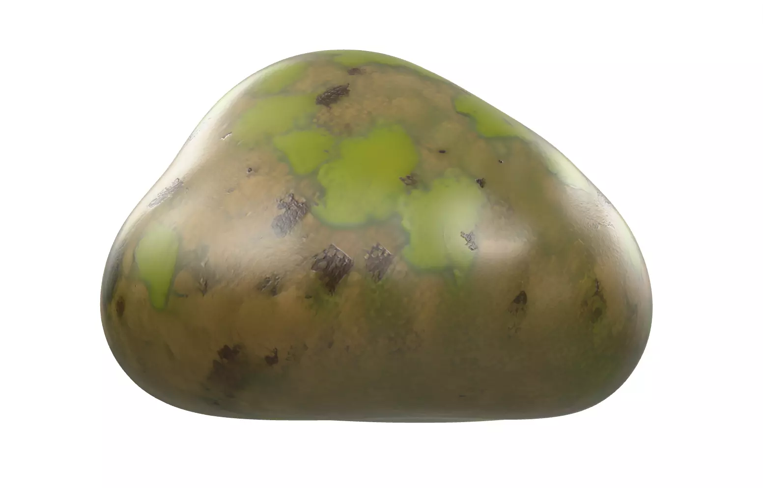 Mossy Rock Pack Vol 4 6 Realistic Forest Rocks and Stones Low-poly 3D model_18