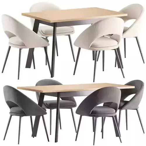 Avery Chair and Avalon Table