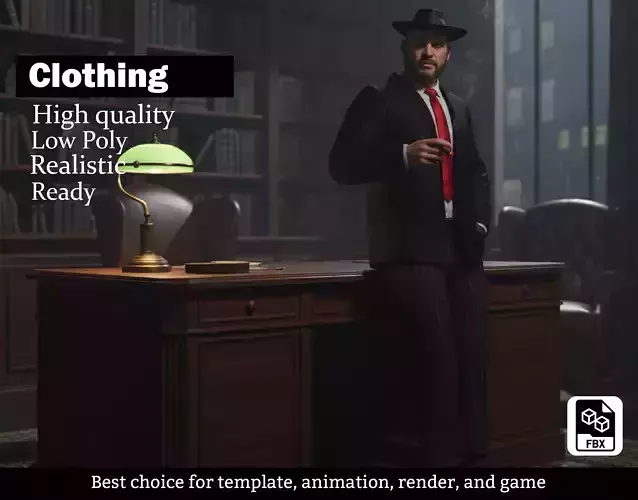 Classic Mafia Style Suit