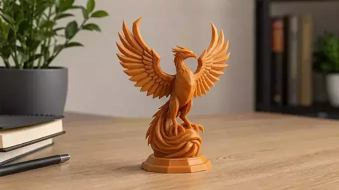 Phoenix Winged Collectible Statue