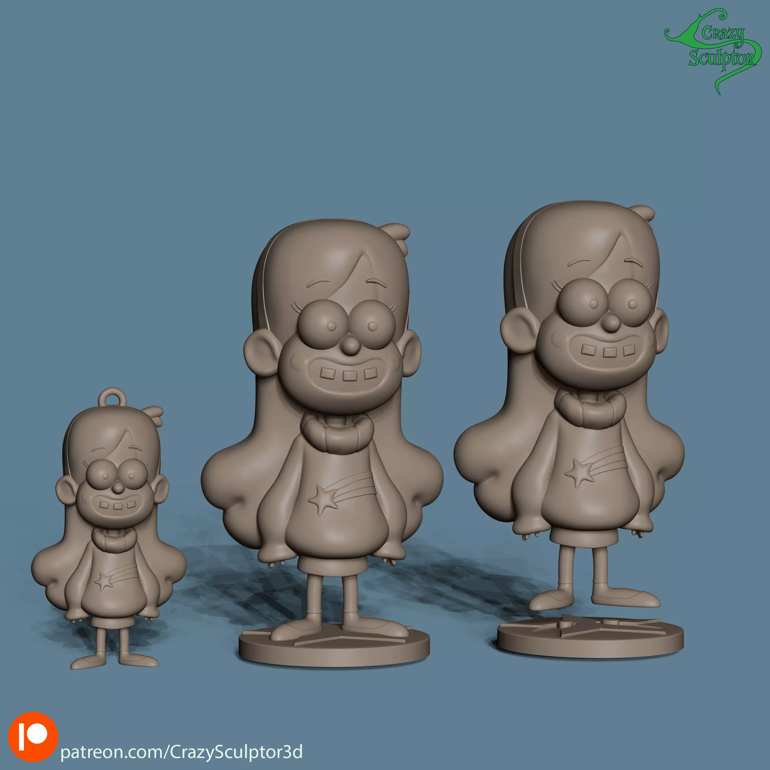 Mabel Pines from Gravity Falls 3D print model_4