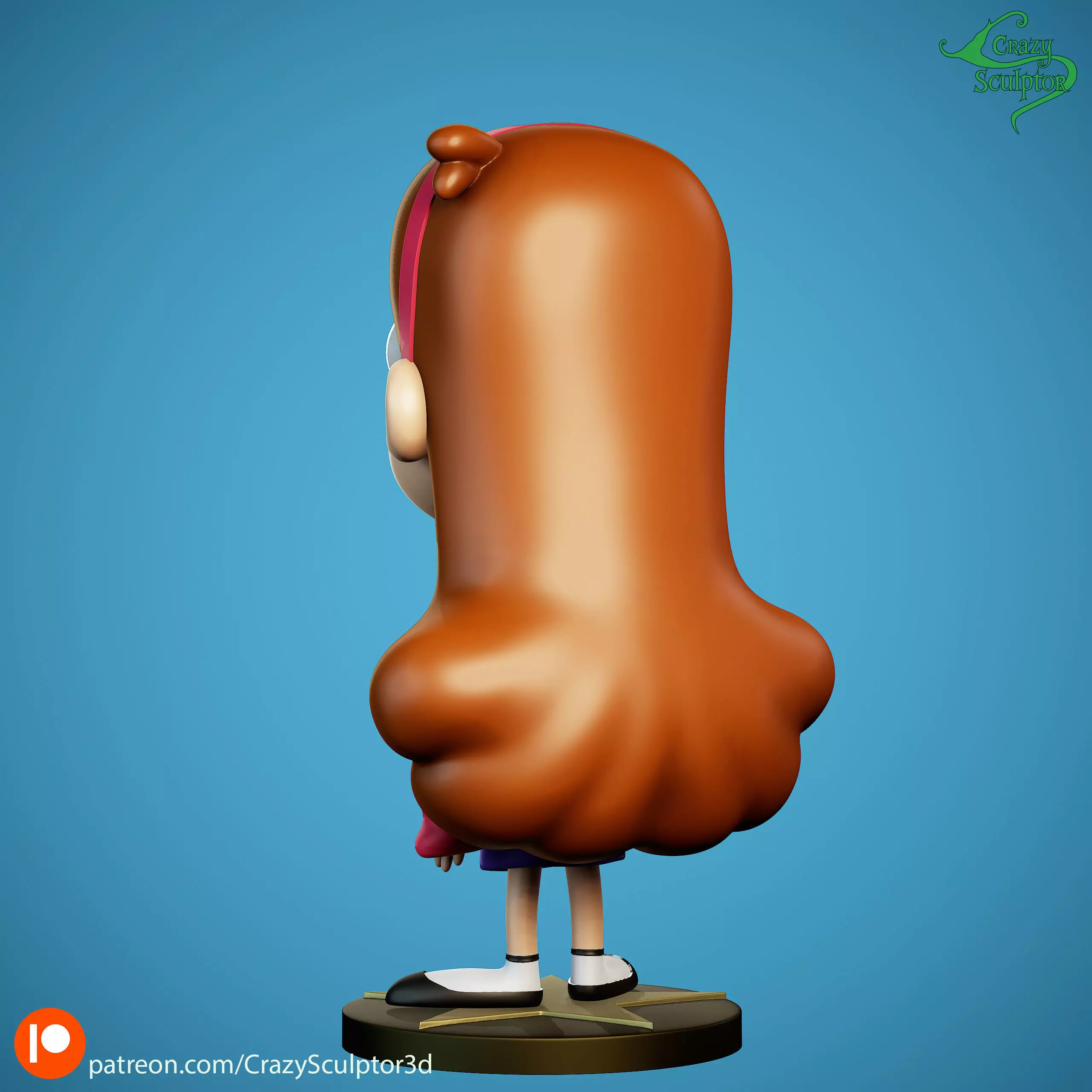 Mabel Pines from Gravity Falls 3D print model_3