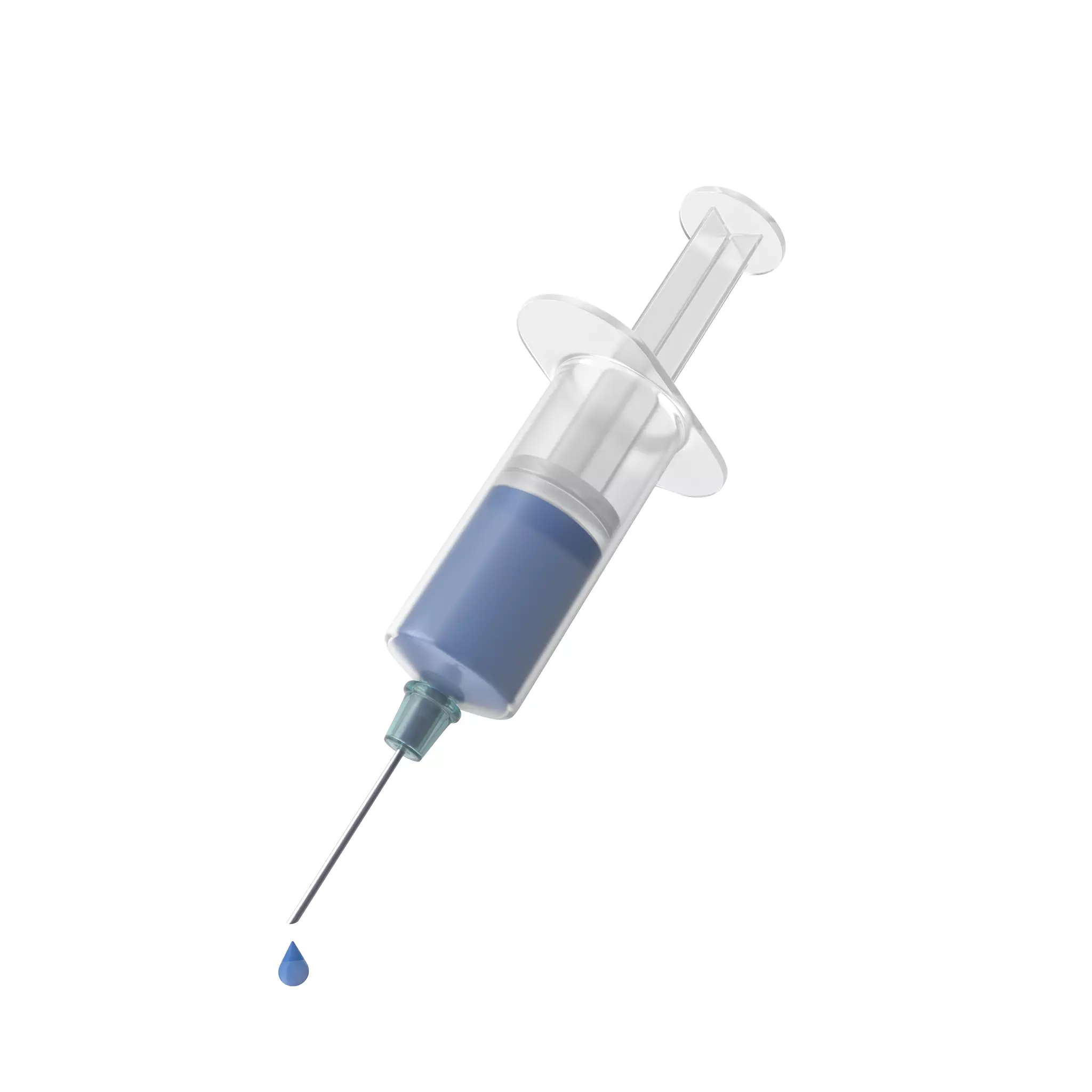Syringe Cartoon 3D model_1
