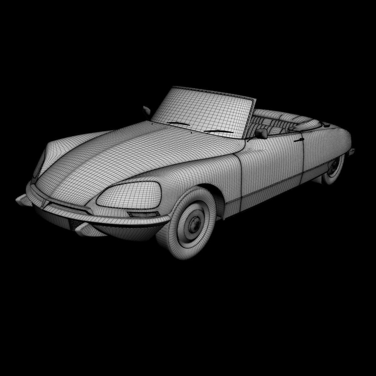 Citroen DS 21 Cabrio 3D model_14