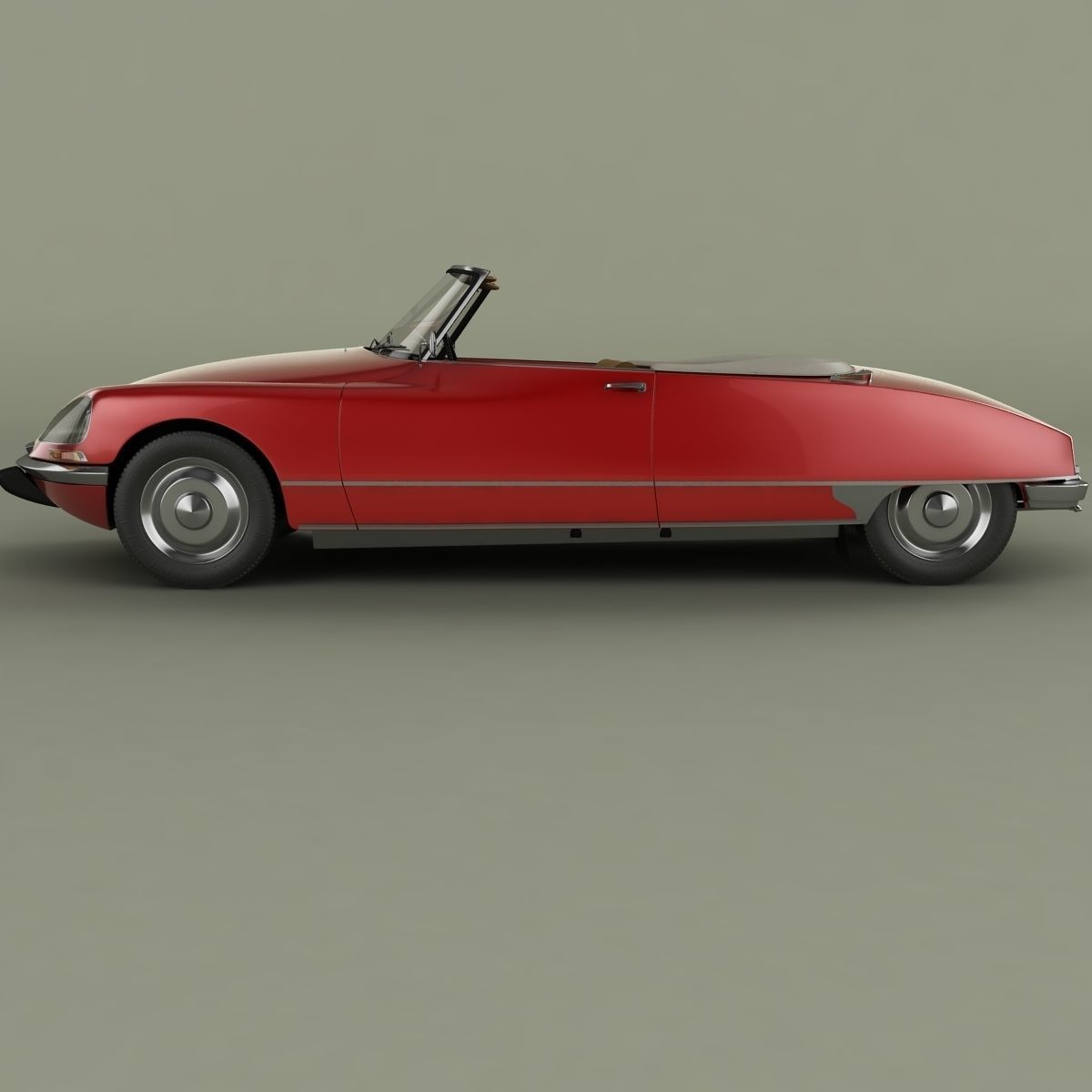 Citroen DS 21 Cabrio 3D model_1