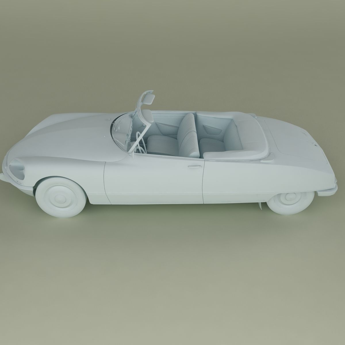 Citroen DS 21 Cabrio 3D model_11