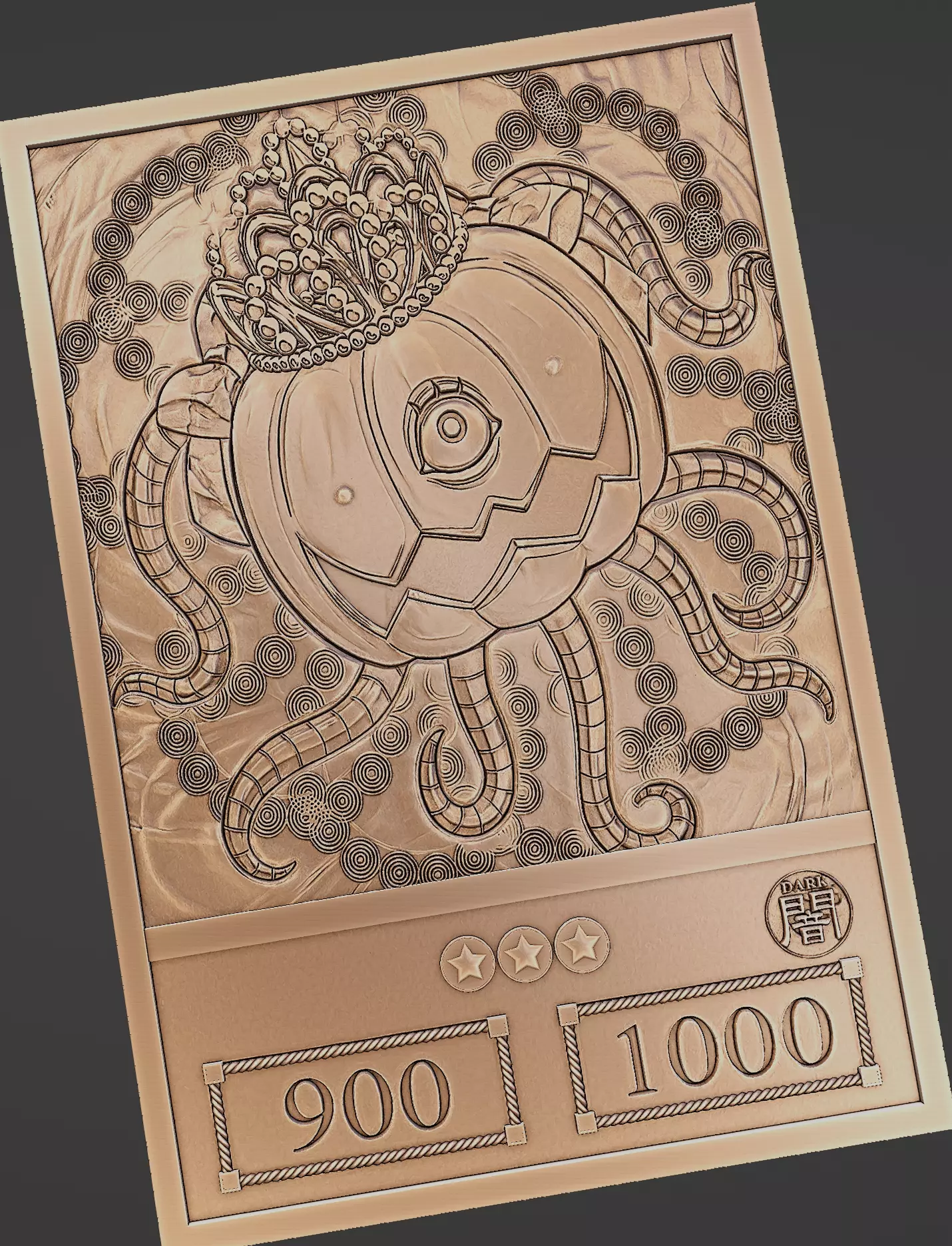 Pumprincess the Princess of Ghosts - yu-gi-oh Free 3D print model