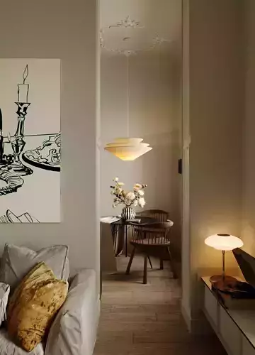 Scandi flat 3D model