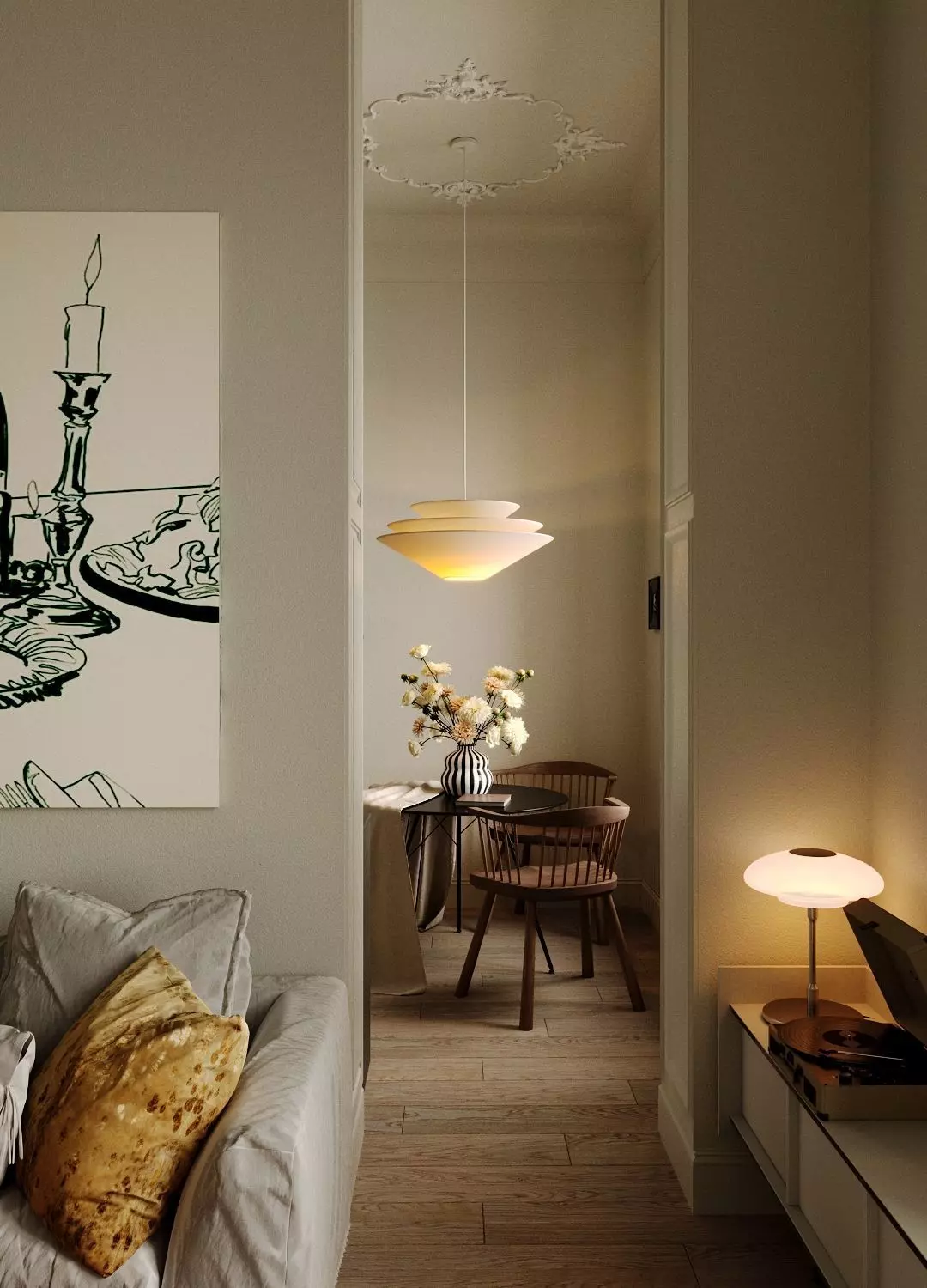 Scandi flat 3D model