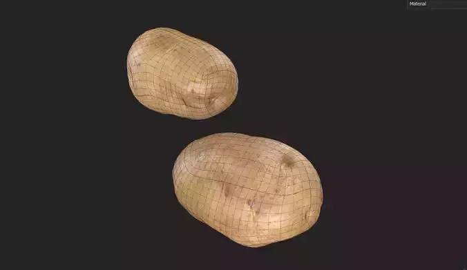 Patato M11 Low-poly 3D model 7