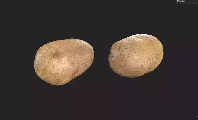 Patato M11 Low-poly 3D model 3