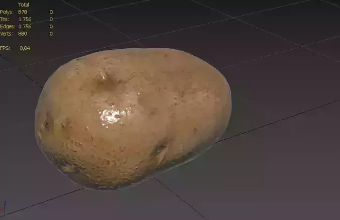 Patato M11 Low-poly 3D model 2