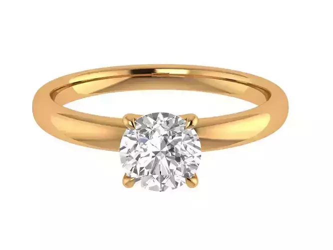 Round Solitaire Ring