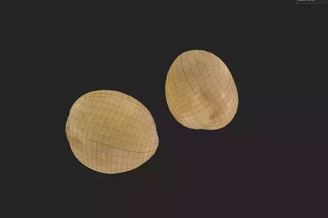 Patato M16 Low-poly 3D model 2