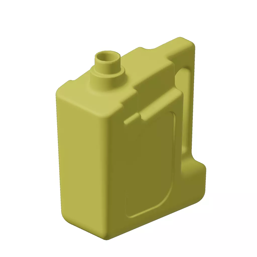 Plastic Premium Engine Oil Can 3D model_2