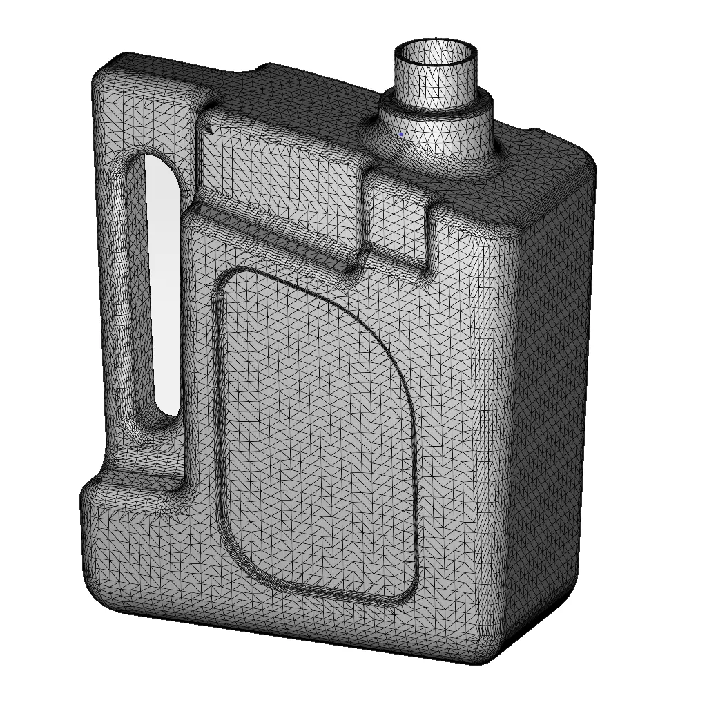 Plastic Premium Engine Oil Can 3D model_6