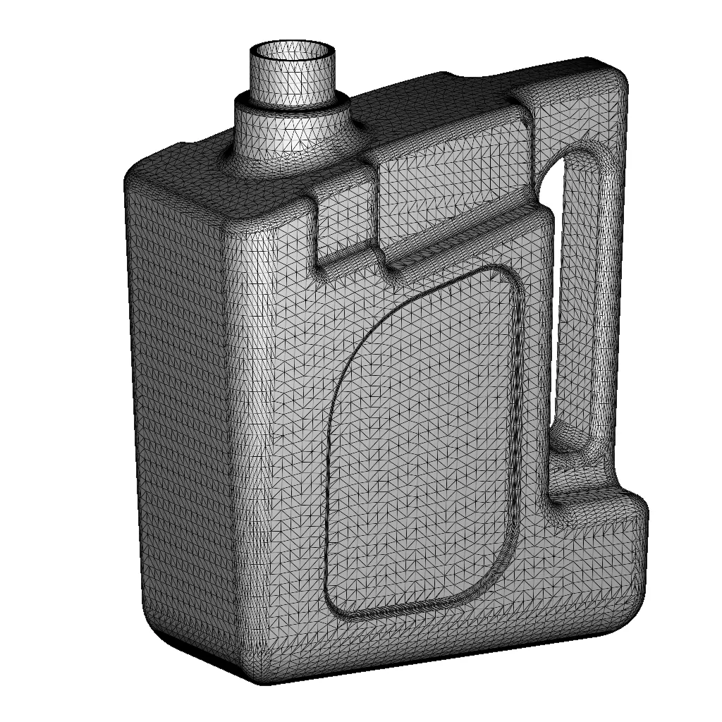 Plastic Premium Engine Oil Can 3D model_5