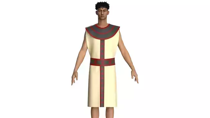 African Man Tribal Dress