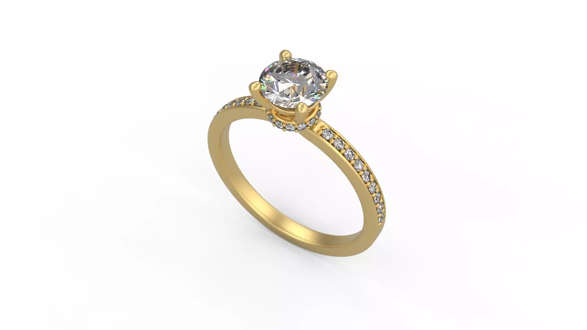 Women Solitaire 9304 3D print model
