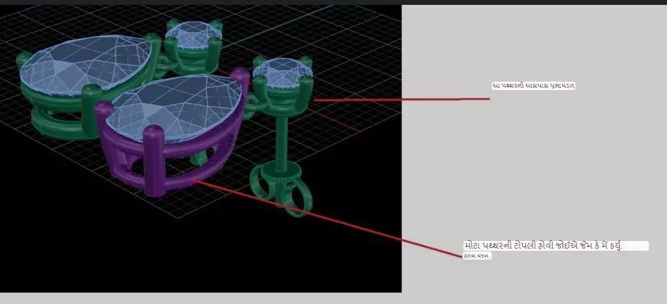 Pear Antiq Earings 3D print model_8