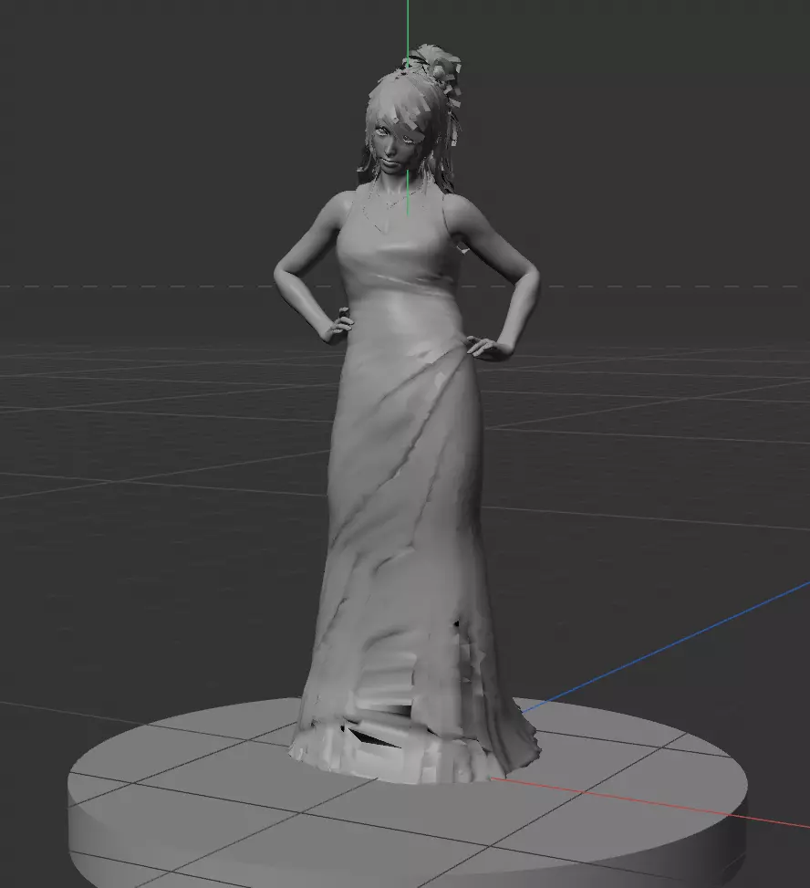 Lunafreya The Oracle in White Final Fantasy XV High-Detail 3D print model_6