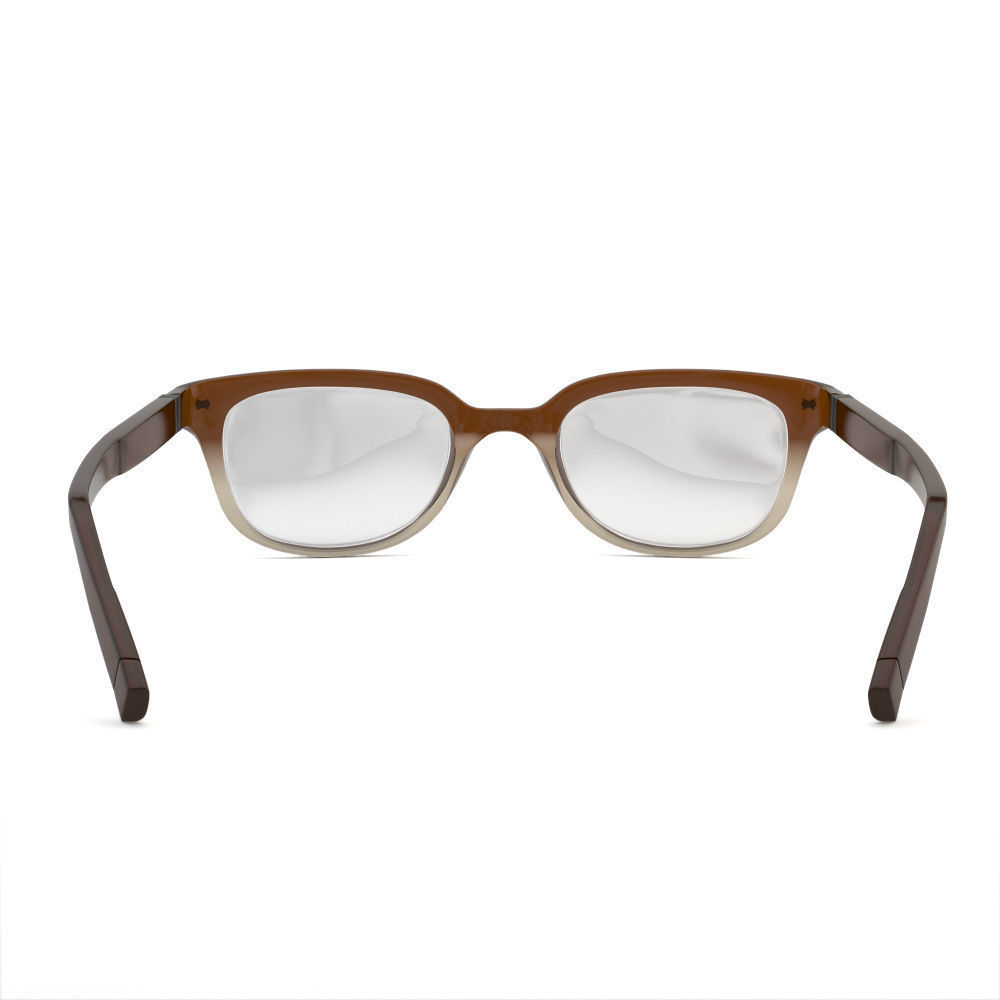 Glasses with 3 materials 3D model_9