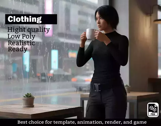 Urban Tactical Outfit - Female Black Set