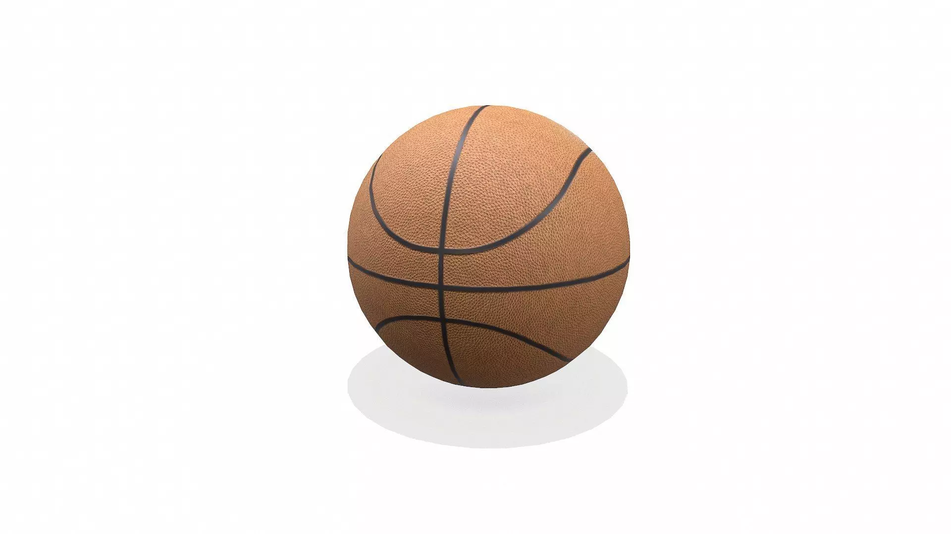 Generic Basketball Free low-poly 3D model