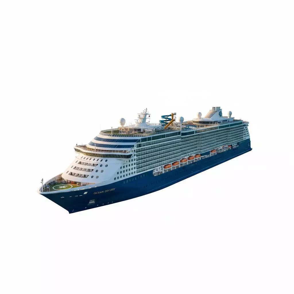 Ship liner 3D model_0