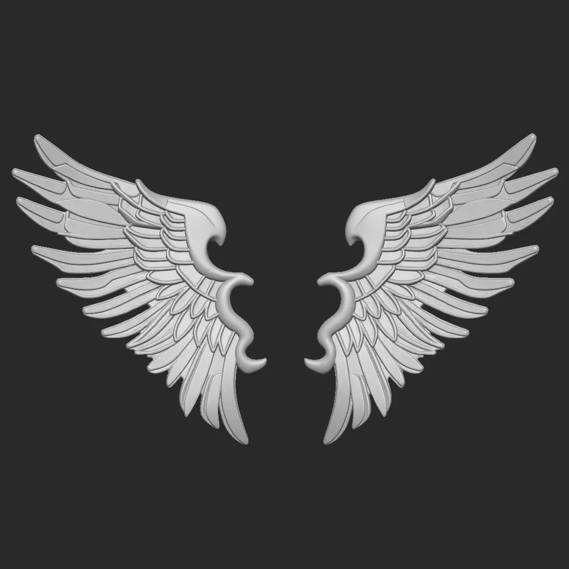 wings 3D print model_0